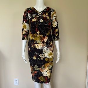 Just Roberto Cavalli midi floral dress. Sz. IT 44. NWOT.
